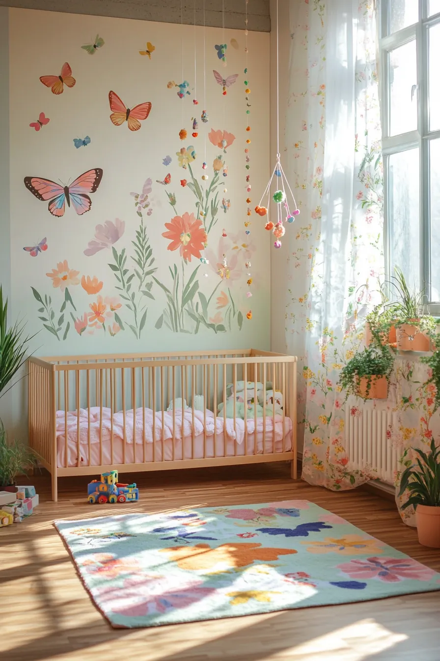 Transform kids bedroom with springtime playful decor ideas full of charm