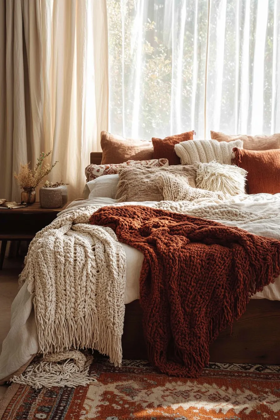 Transform your space with boho chic layered winter