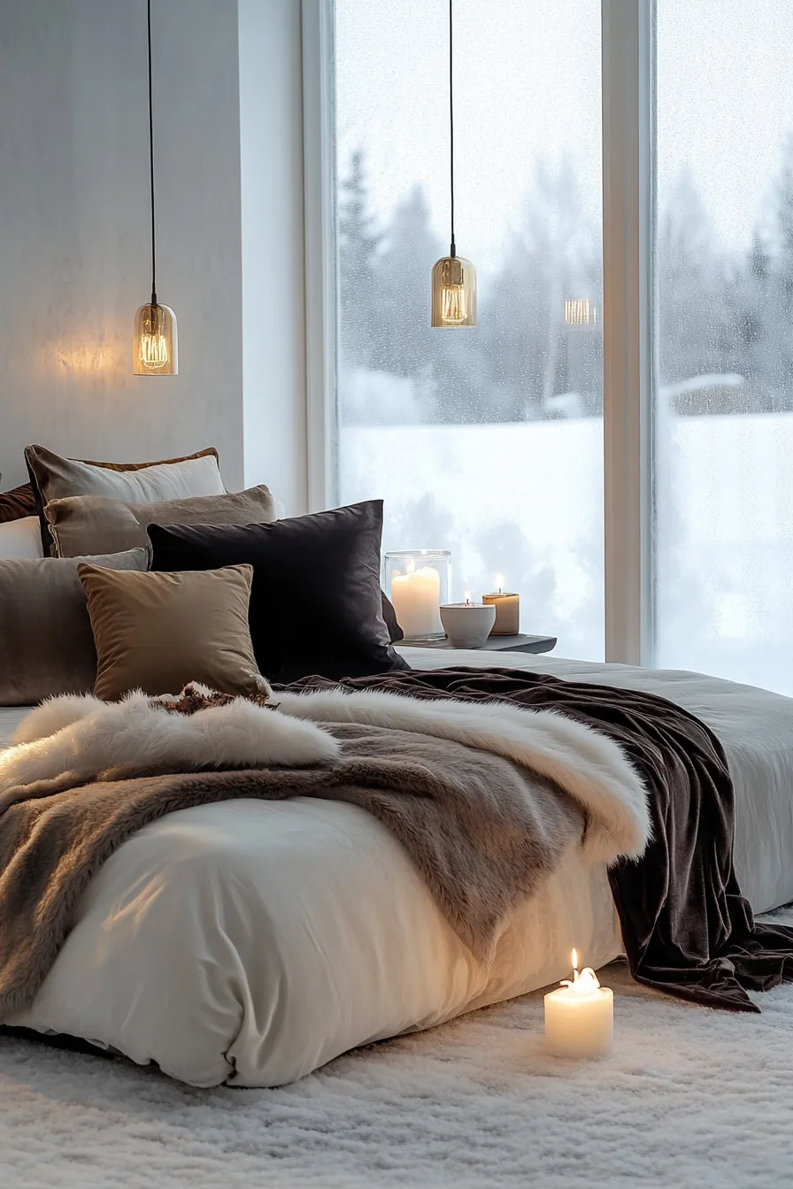 Transform your space with elegant winter bedroom styling inspiration