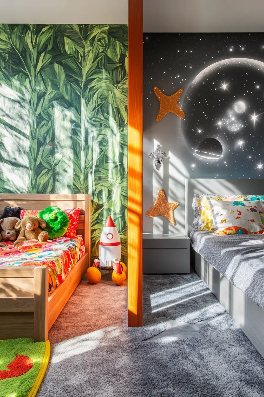 Transformative Bedroom Themes for Kids Sharing Space