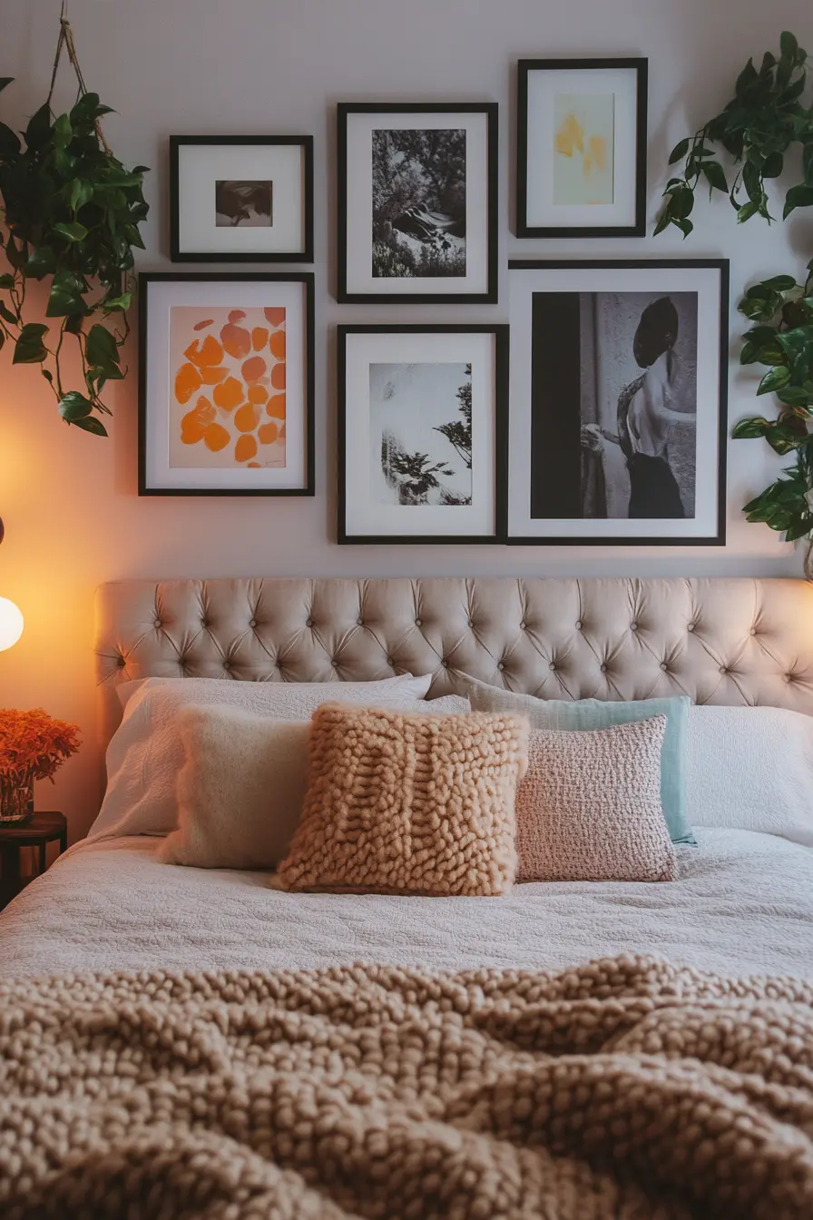 Unique Gallery Wall Ideas for a Personalized Bedroom Decor