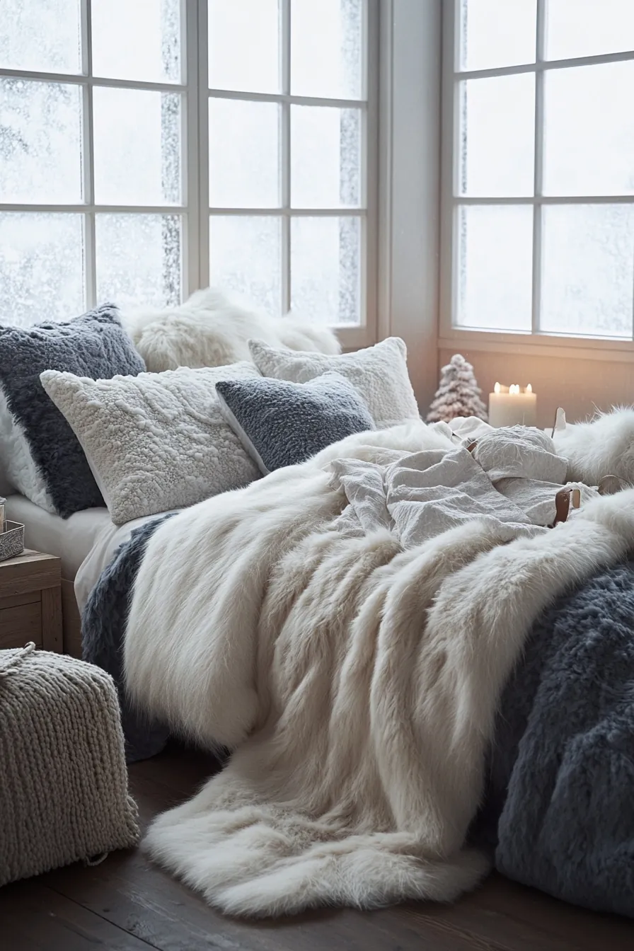 Upgrade Your Bedroom with Seasonal Fluffy Bedding Styles for Winter