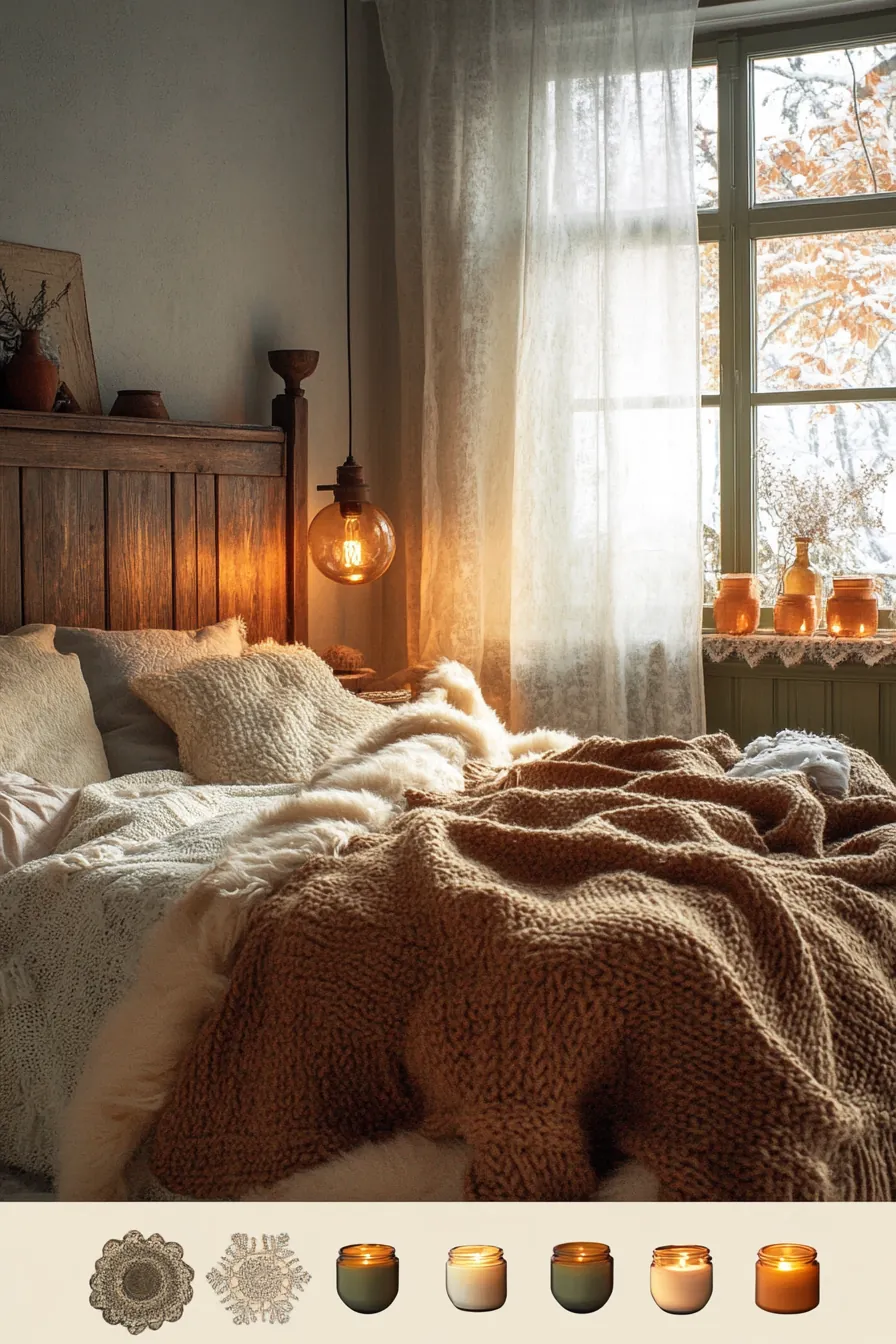 Vintage Bedroom Inspiration Rustic Hygge Decor for Cold Months