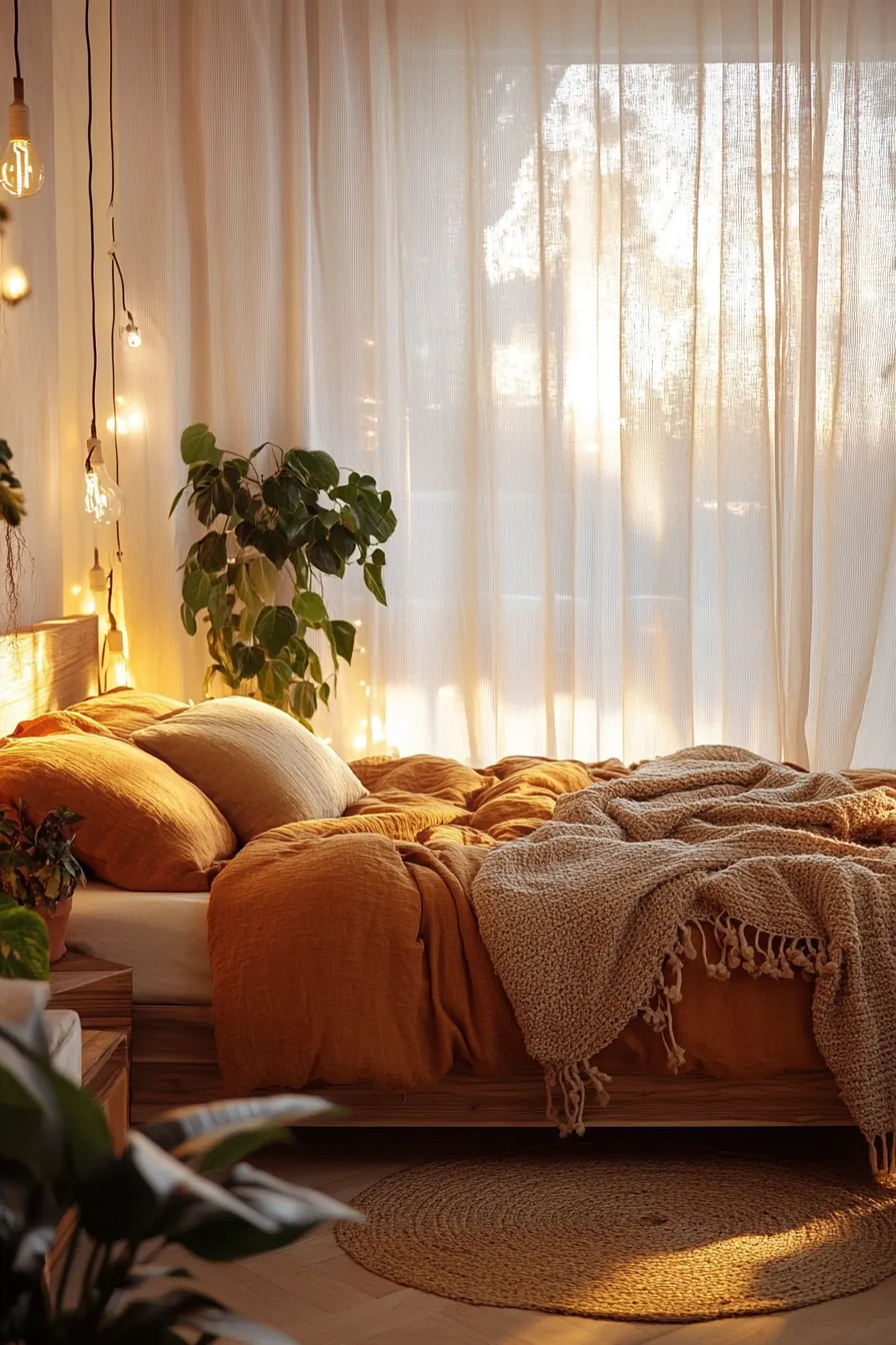 Warm Hygge Bedroom Styling Autumn for Cozy Sustainable Spaces
