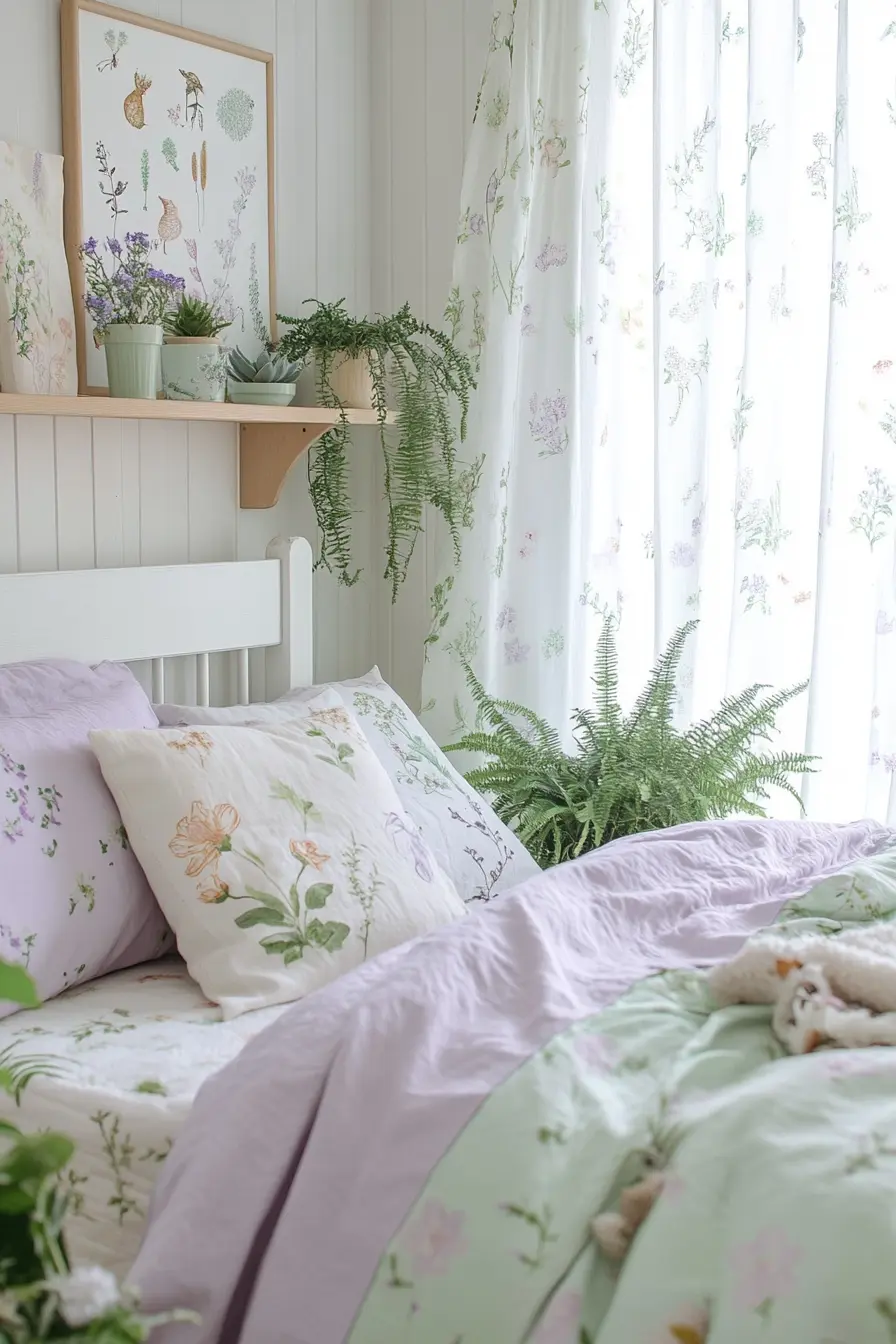 Whimsical Nature Inspired Decor for a Perfect Girls Bedroom