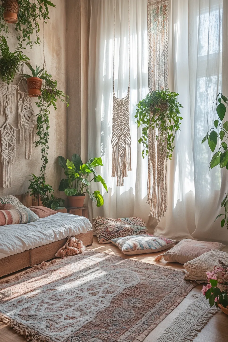 transform your space with a boho spring bedroom makeover